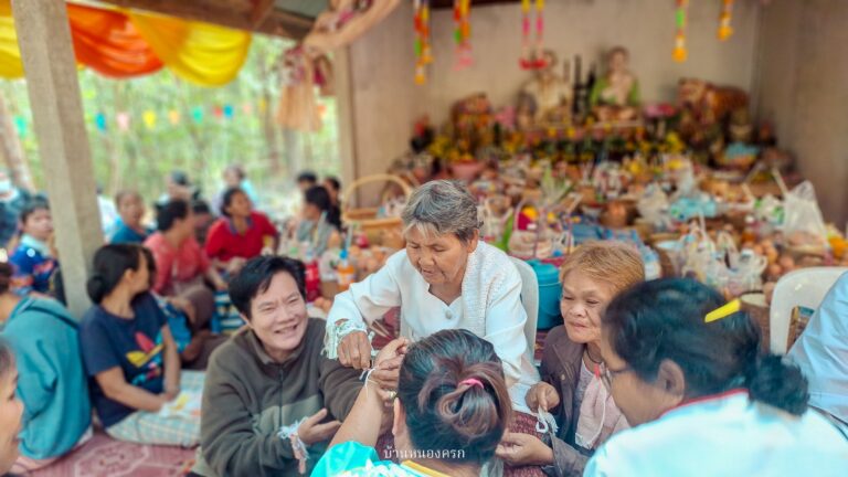 กิจกรรมทำบุญหมู่บ้าน ประเพณีบุญเดือน 3 ขึ้น 3 ค่ำ เดือน 3 ศาลปู่ตา บ้านหนองครก ประจำปี 69